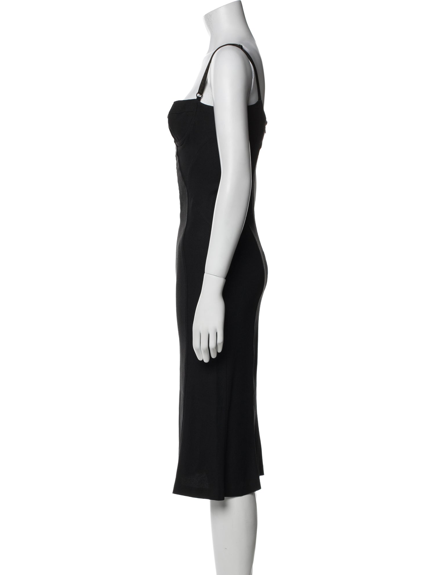 D&G Strapless Midi Length Dress