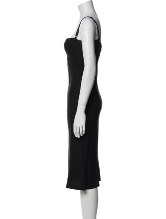 D&G Strapless Midi Length Dress