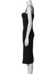 D&G Strapless Midi Length Dress