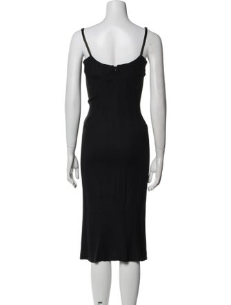 D&G Strapless Midi Length Dress