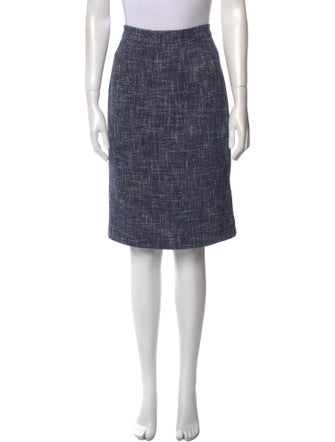 D&G Plaid Print Knee-Length Skirt