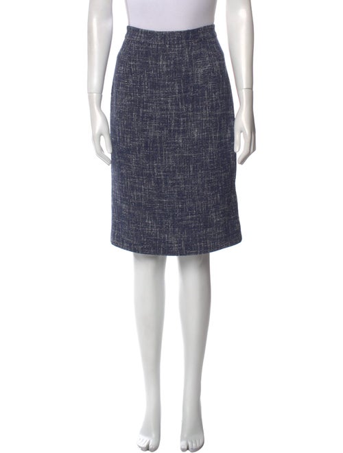 D&G Plaid Print Knee-Length Skirt