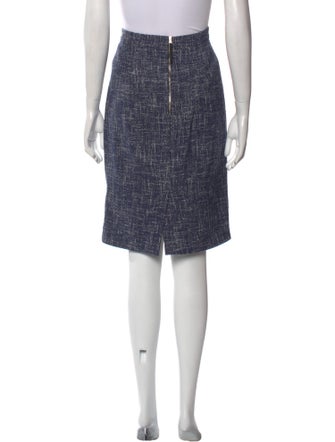 D&G Plaid Print Knee-Length Skirt