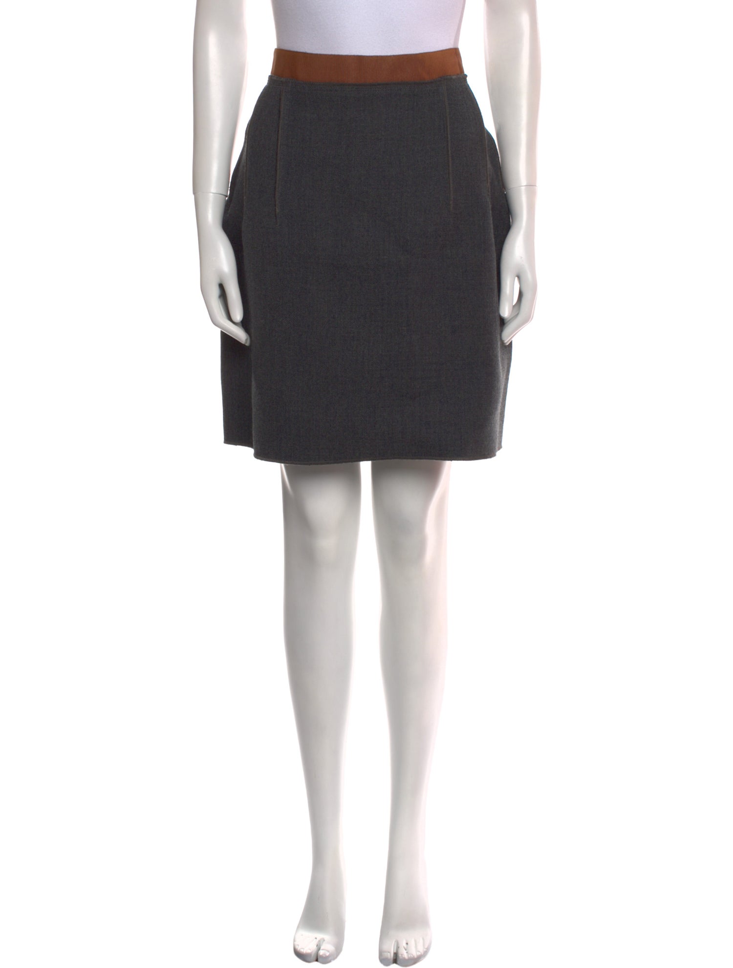 D&G Wool Knee-Length Skirt