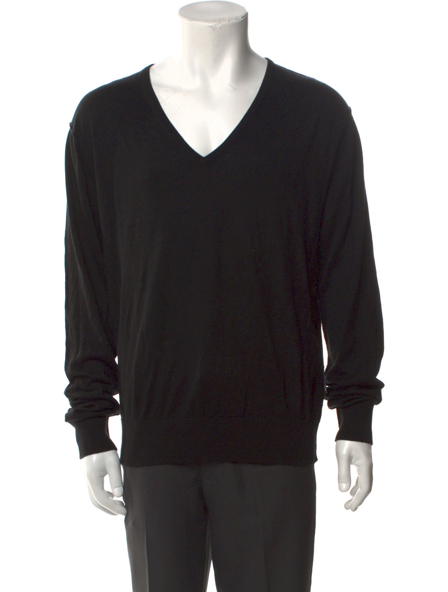 D&G Silk V-Neck Pullover