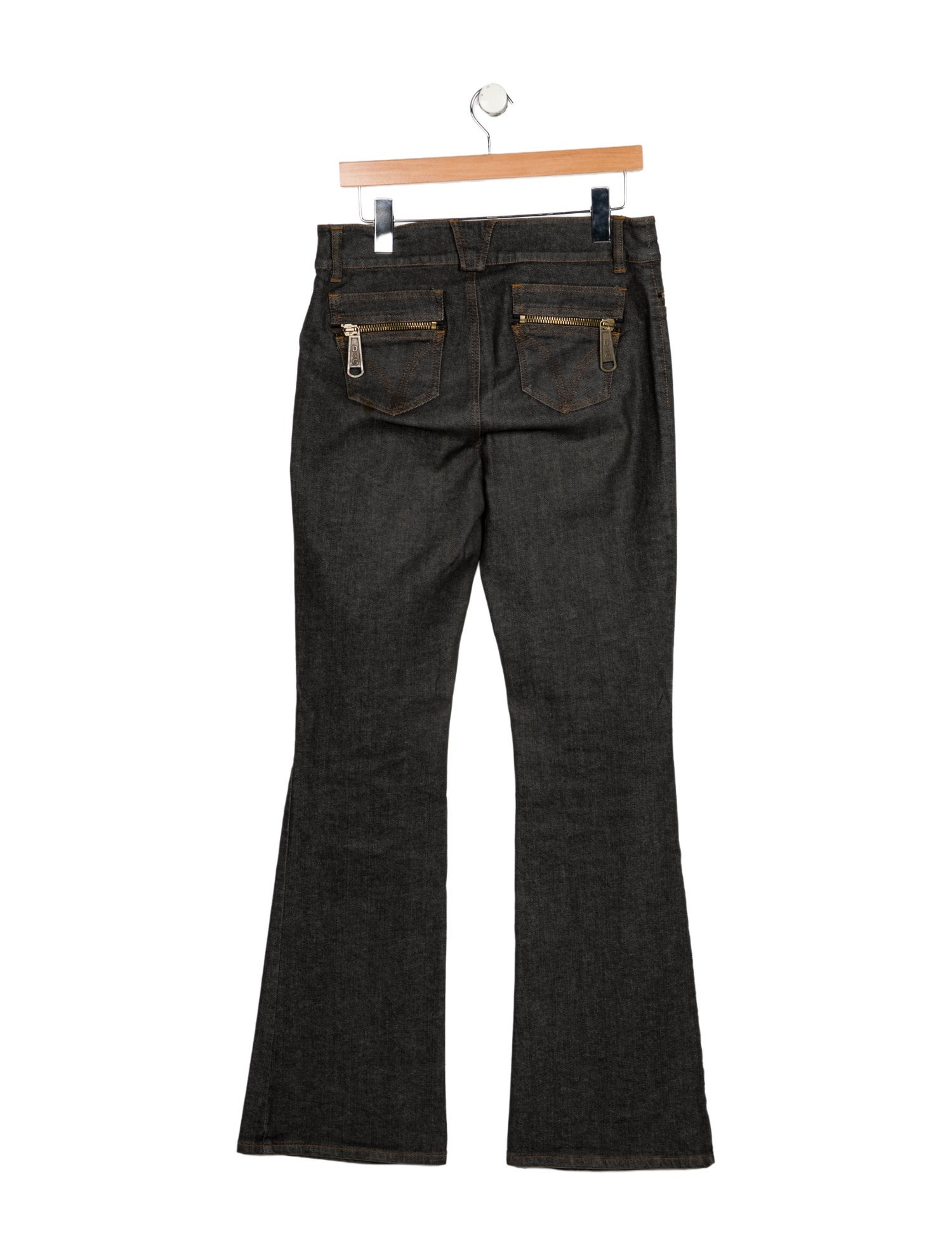 D&G Mid-Rise Wide Leg Jeans