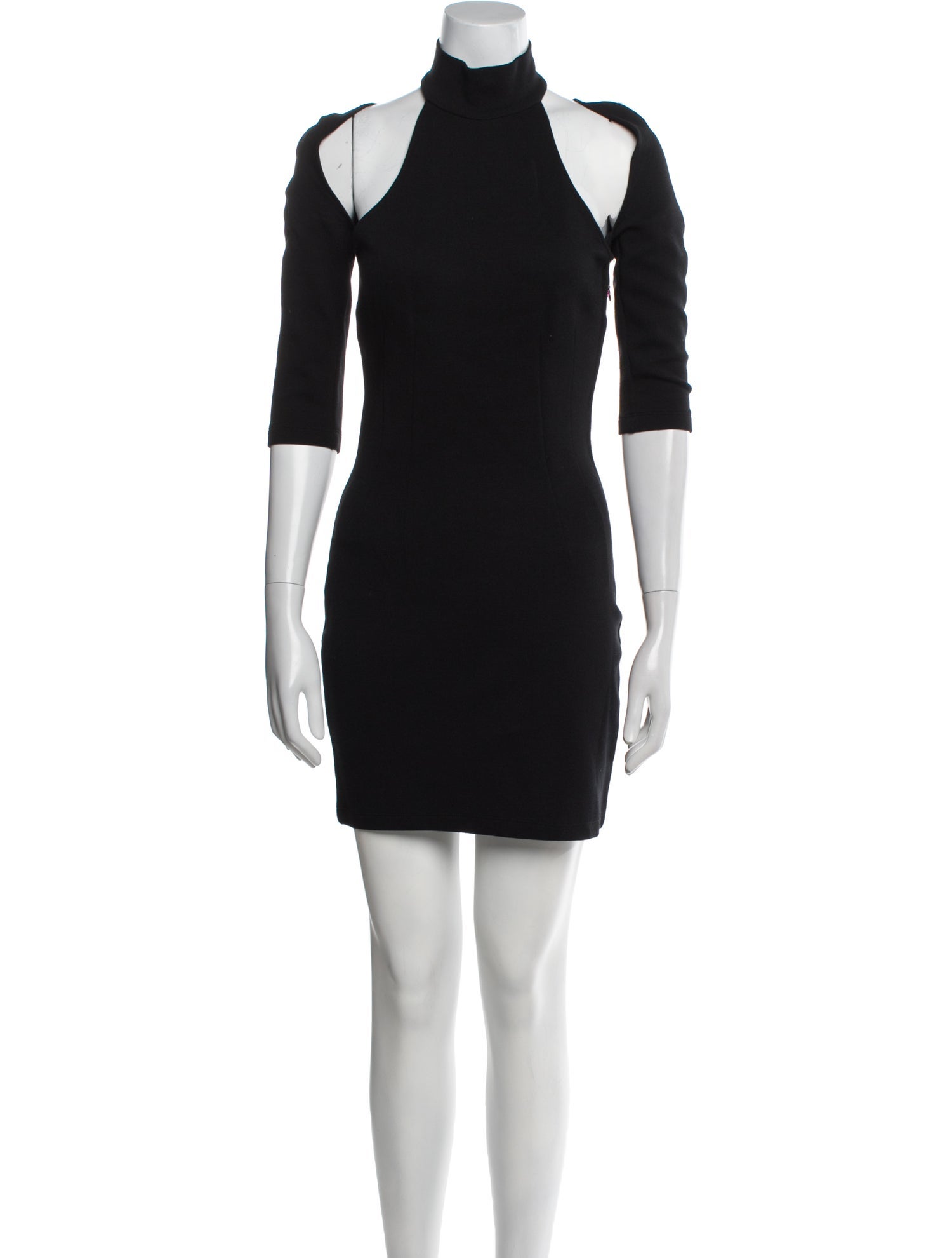 D&G Mock Neck Mini Dress