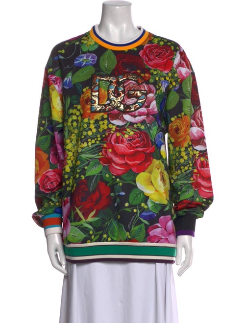 Dolce & Gabbana Nylon Printed Sweatshirt