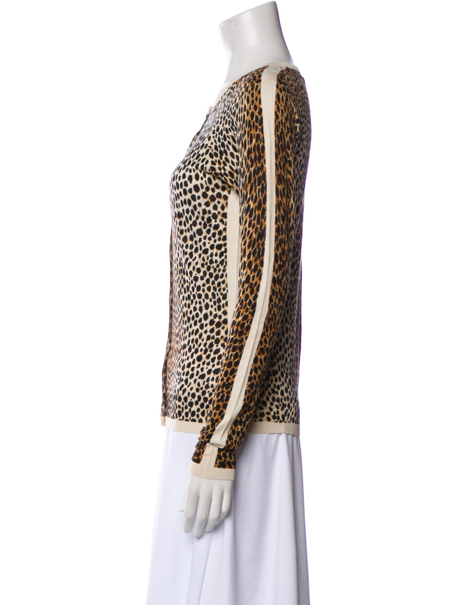 D&G Silk Animal Print Top