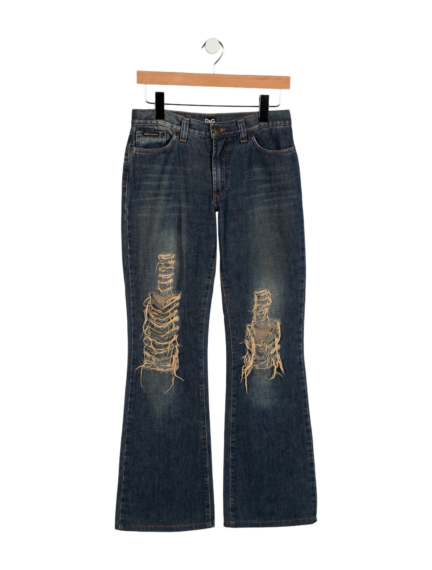 D&G Mid-Rise Wide Leg Jeans