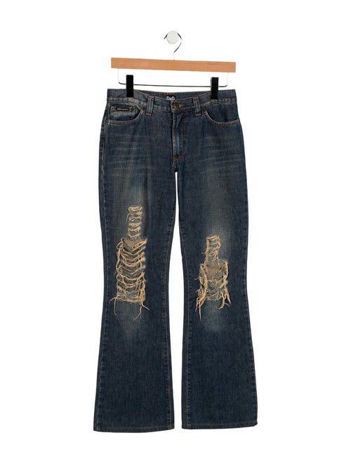 D&G Mid-Rise Wide Leg Jeans