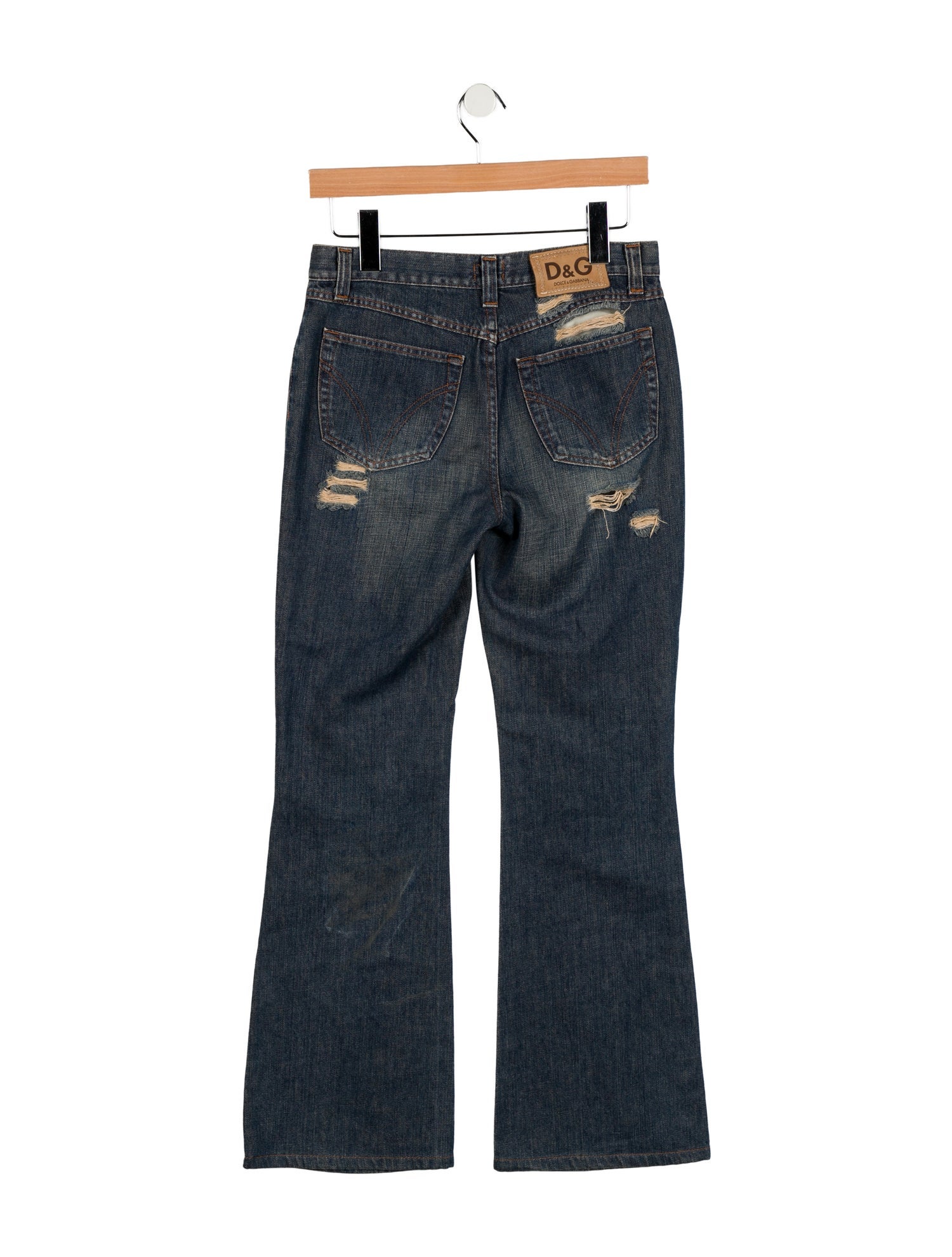 D&G Mid-Rise Wide Leg Jeans