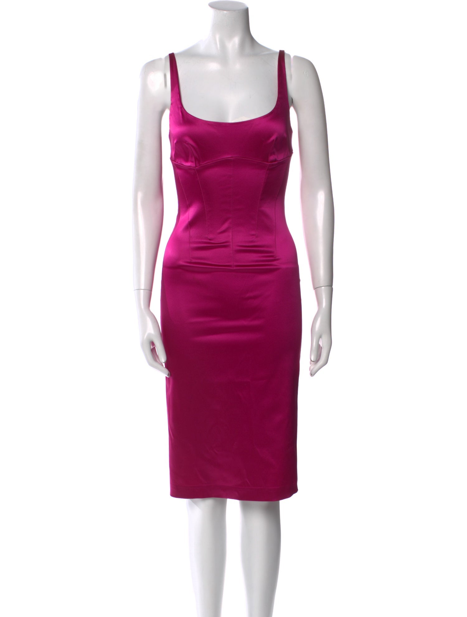 D&G Scoop Neck Knee-Length Dress