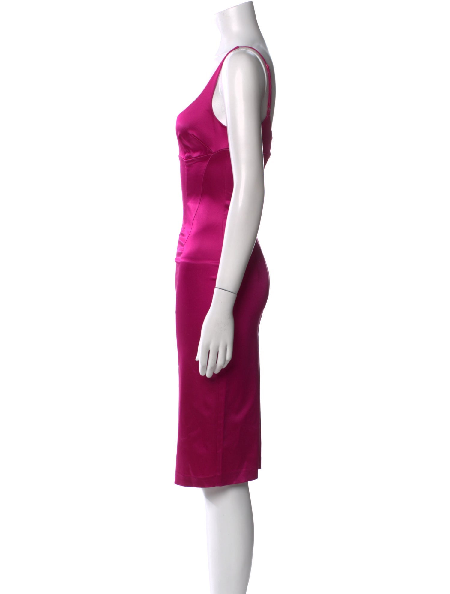 D&G Scoop Neck Knee-Length Dress