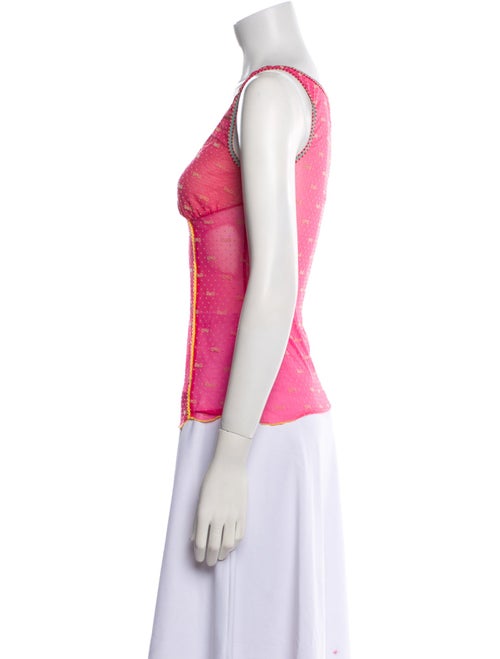 D&G V-Neck Sleeveless Top