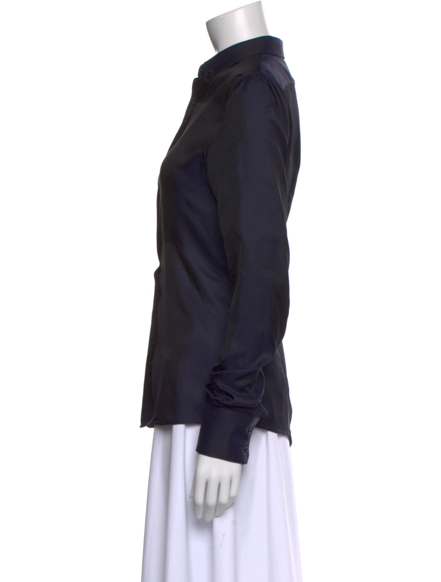 D&G Long Sleeve Button-Up Top