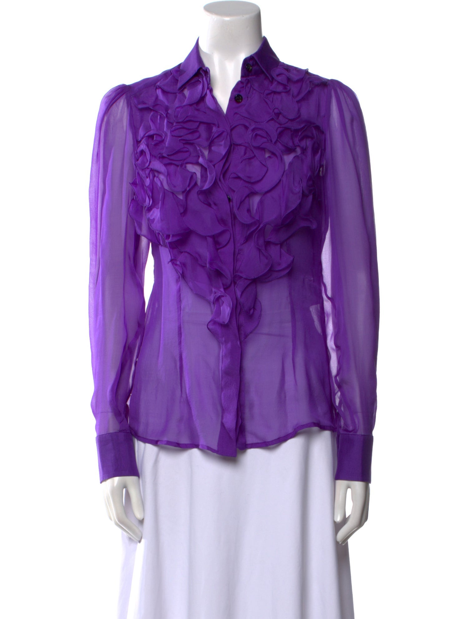 D&G Silk Long Sleeve Blouse w/ Tags