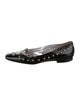 D&G Patent Leather Studded Accents Mary Jane Flats