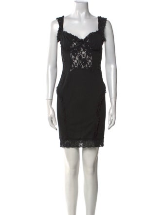 D&G Square Neckline Mini Dress