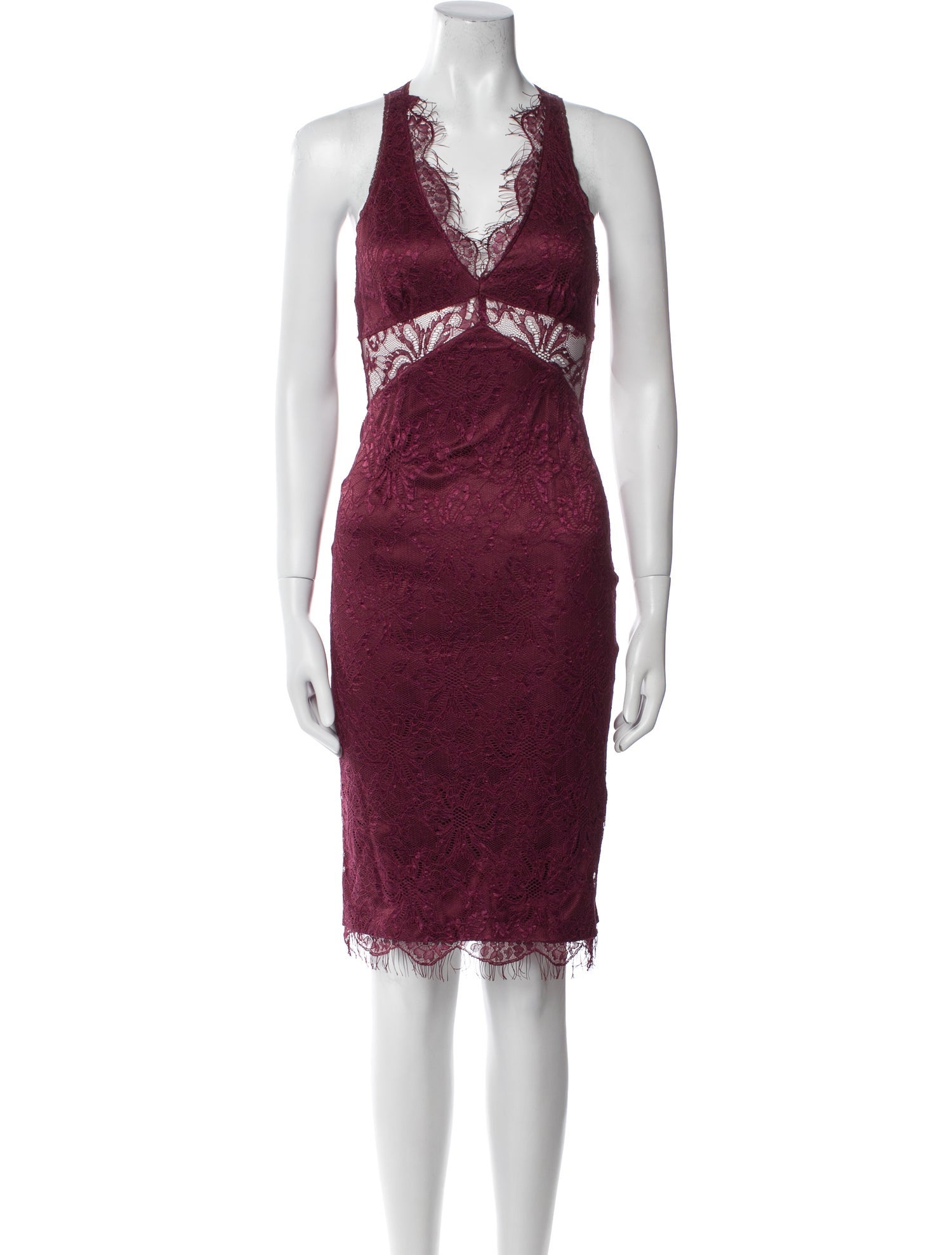 D&G Lace Pattern Knee-Length Dress