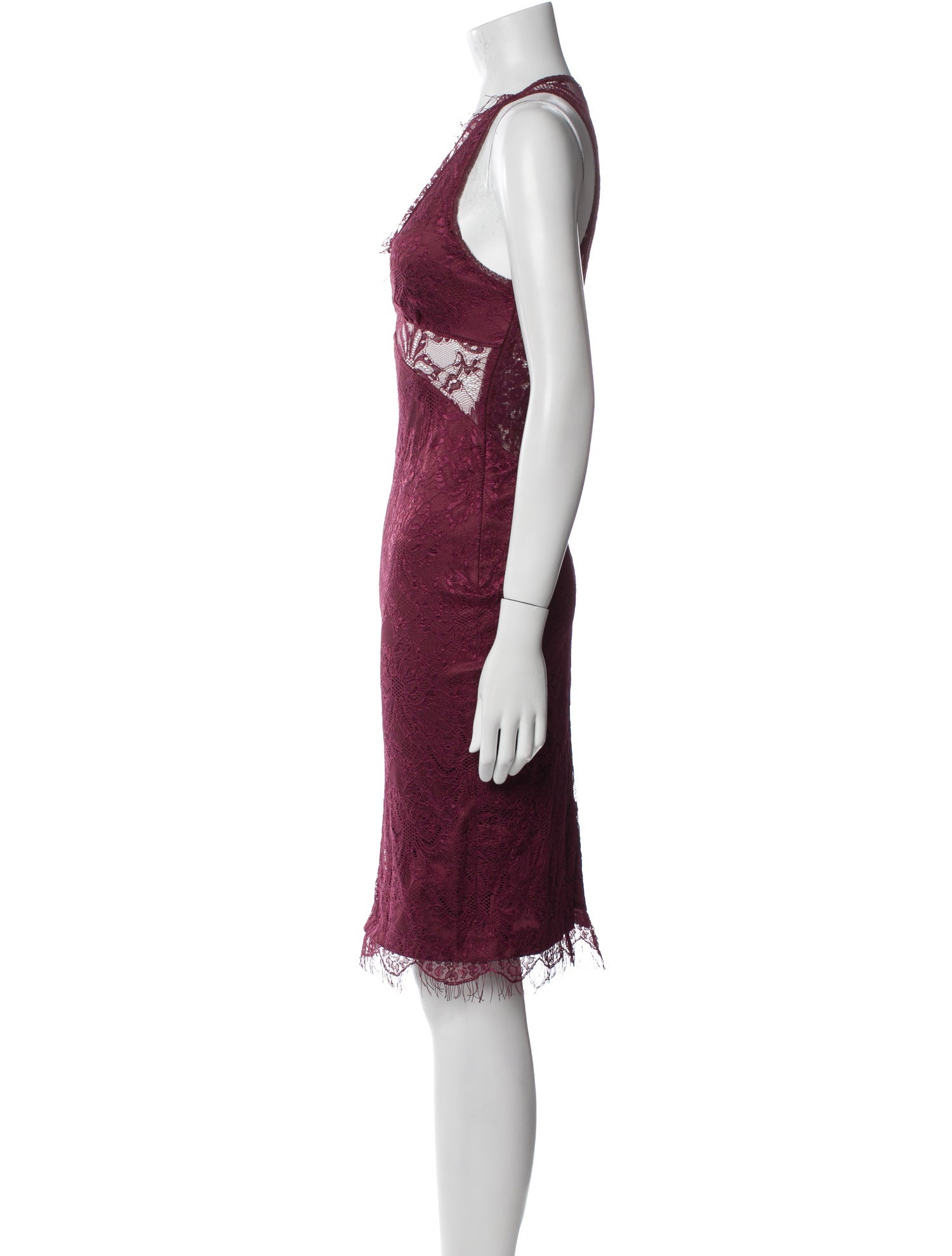 D&G Lace Pattern Knee-Length Dress