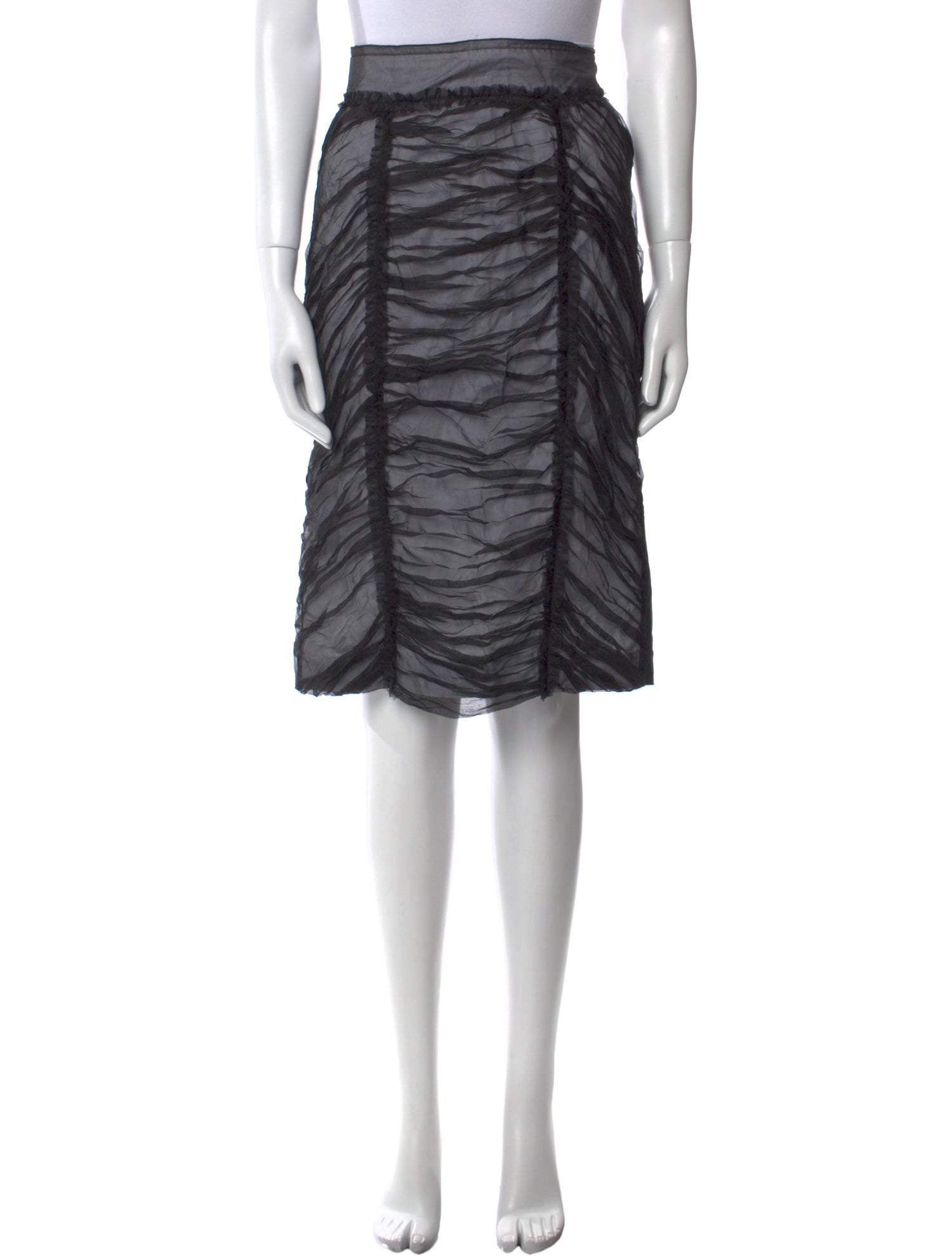 D&G Silk Knee-Length Skirt