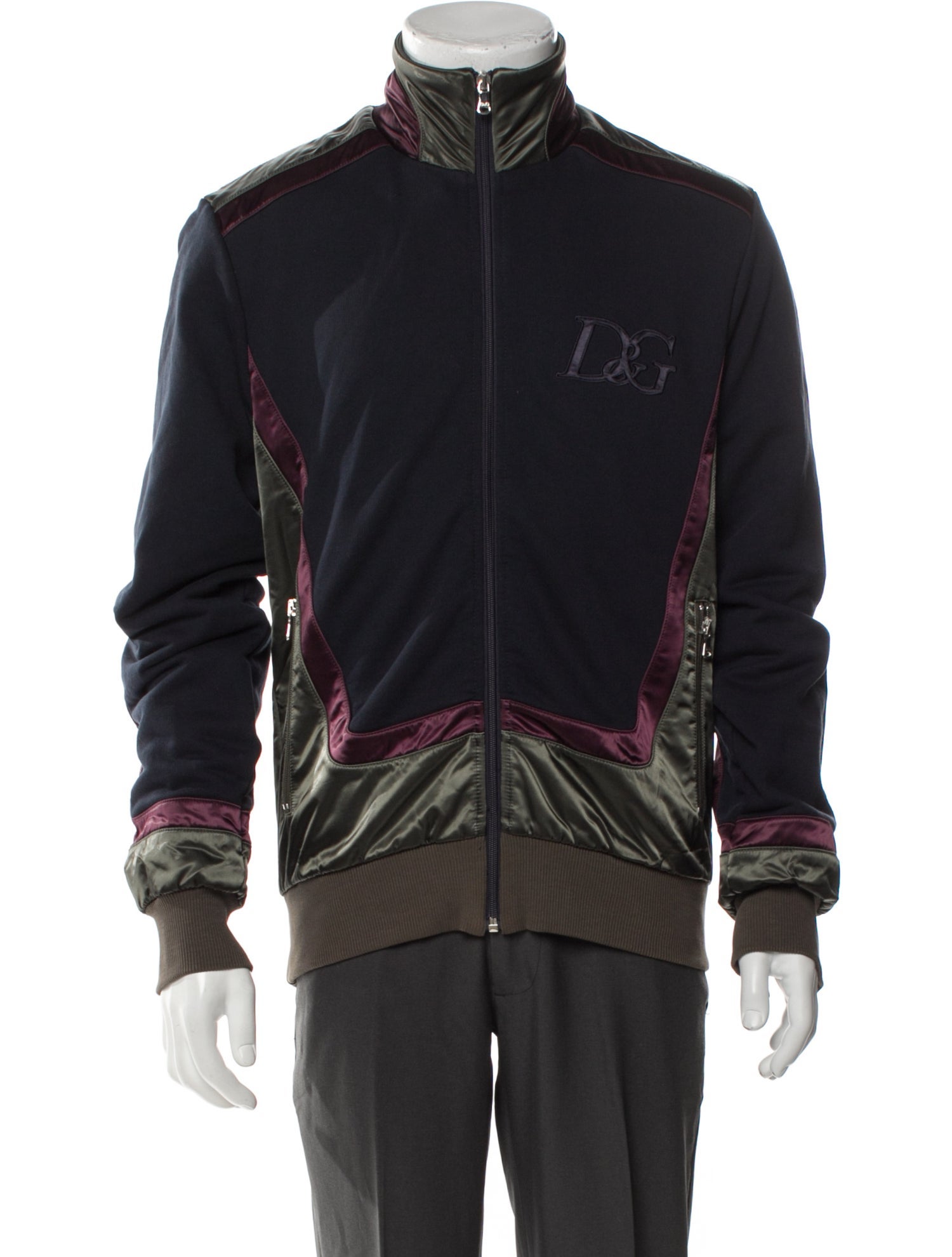 D&G Colorblock Pattern Windbreaker
