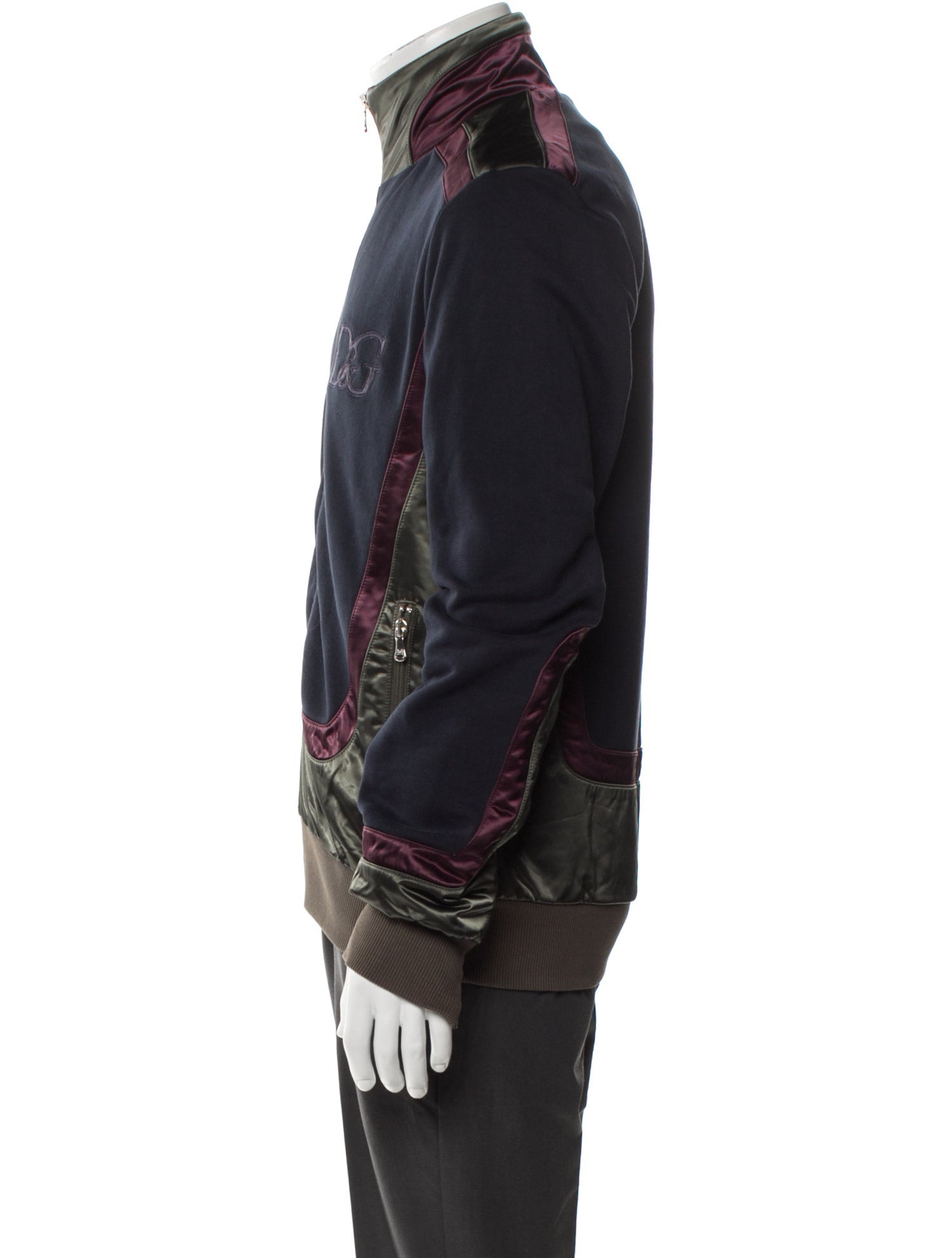 D&G Colorblock Pattern Windbreaker