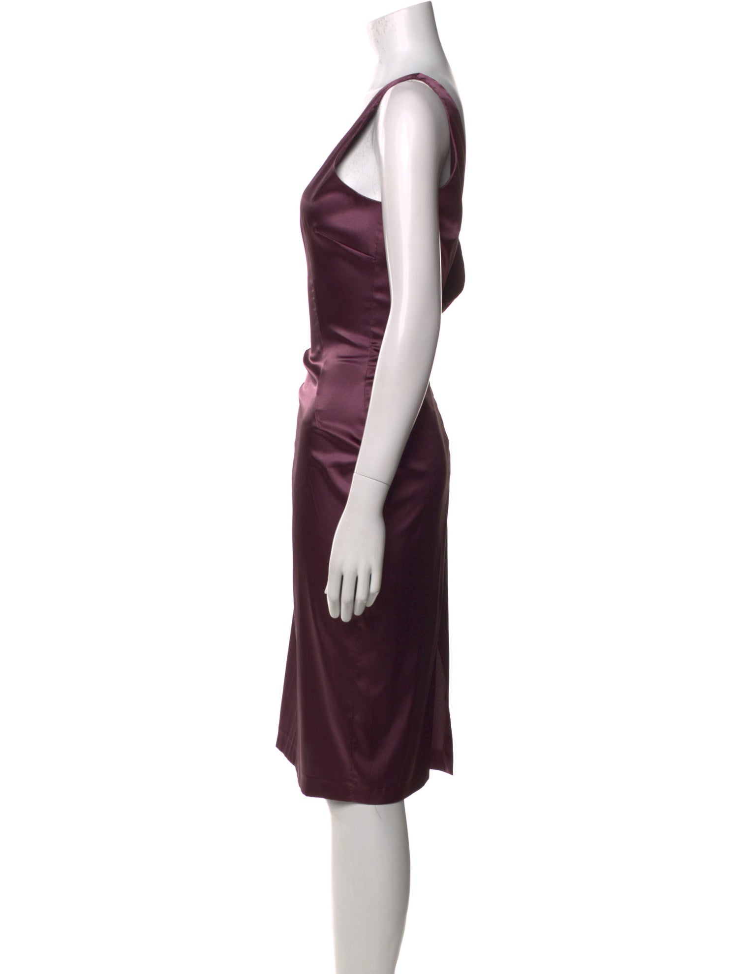 D&G V-Neck Midi Length Dress