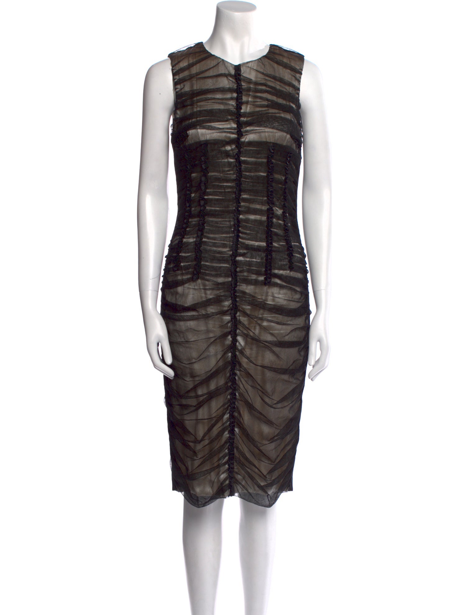 D&G Tie-Dye Print Midi Length Dress