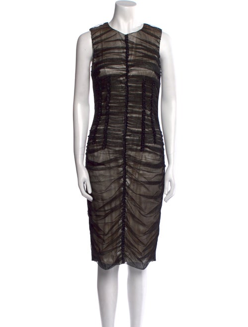 D&G Tie-Dye Print Midi Length Dress