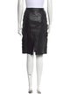 D&G Leather Knee-Length Skirt