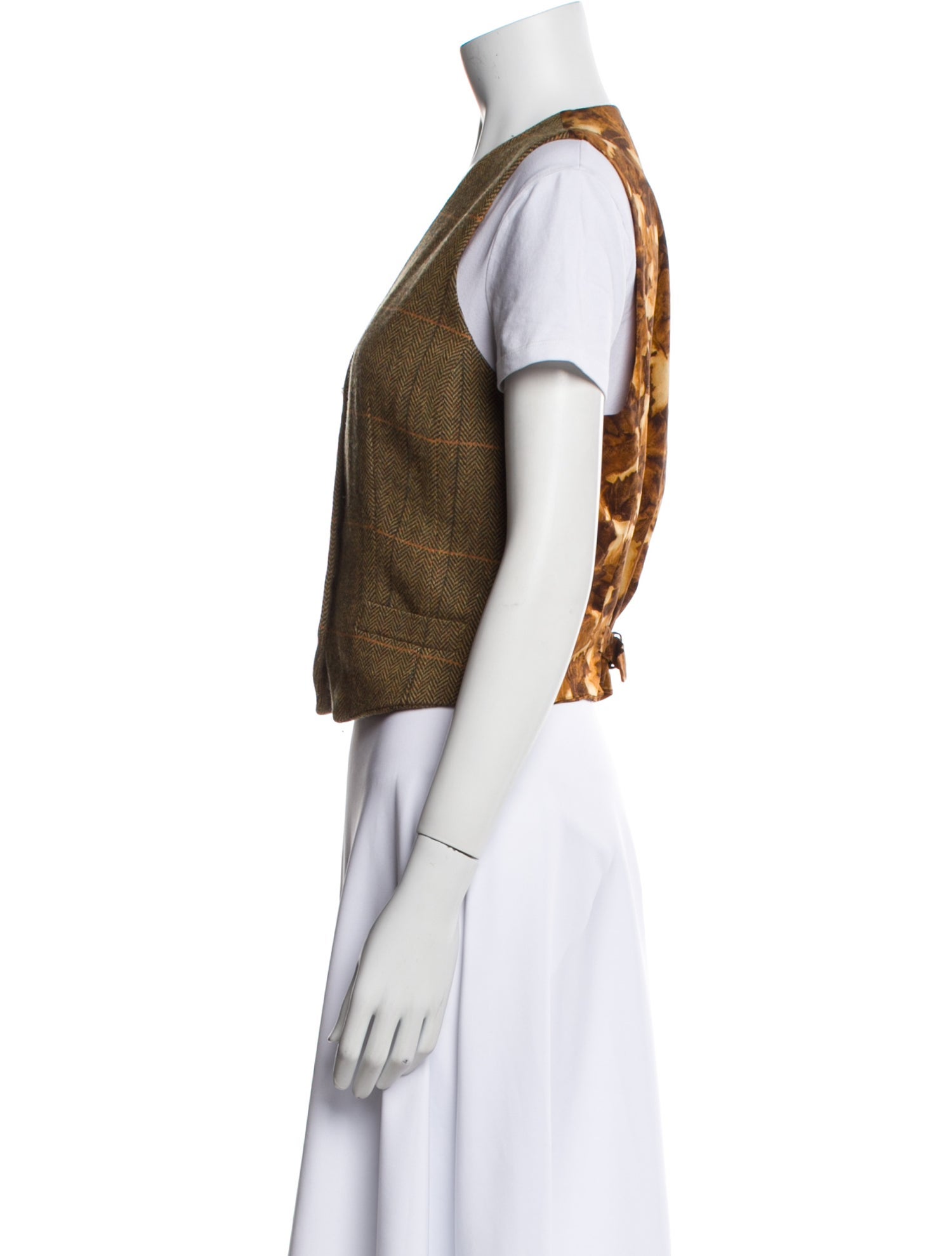 D&G Wool Printed Vest