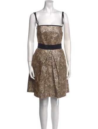 D&G Lace Pattern Mini Dress