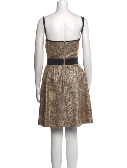 D&G Lace Pattern Mini Dress