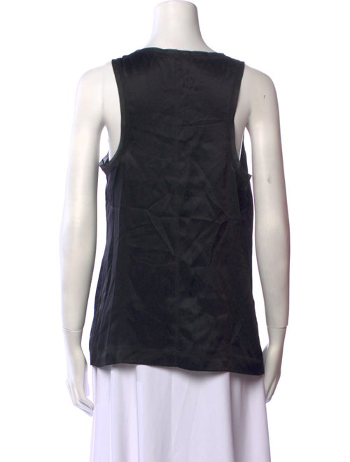 D&G Silk Scoop Neck Top