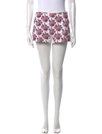 D&G Floral Print Mini Shorts