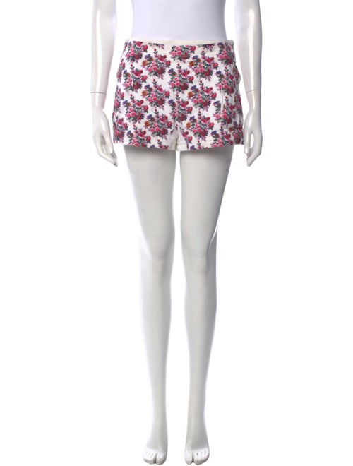 D&G Floral Print Mini Shorts
