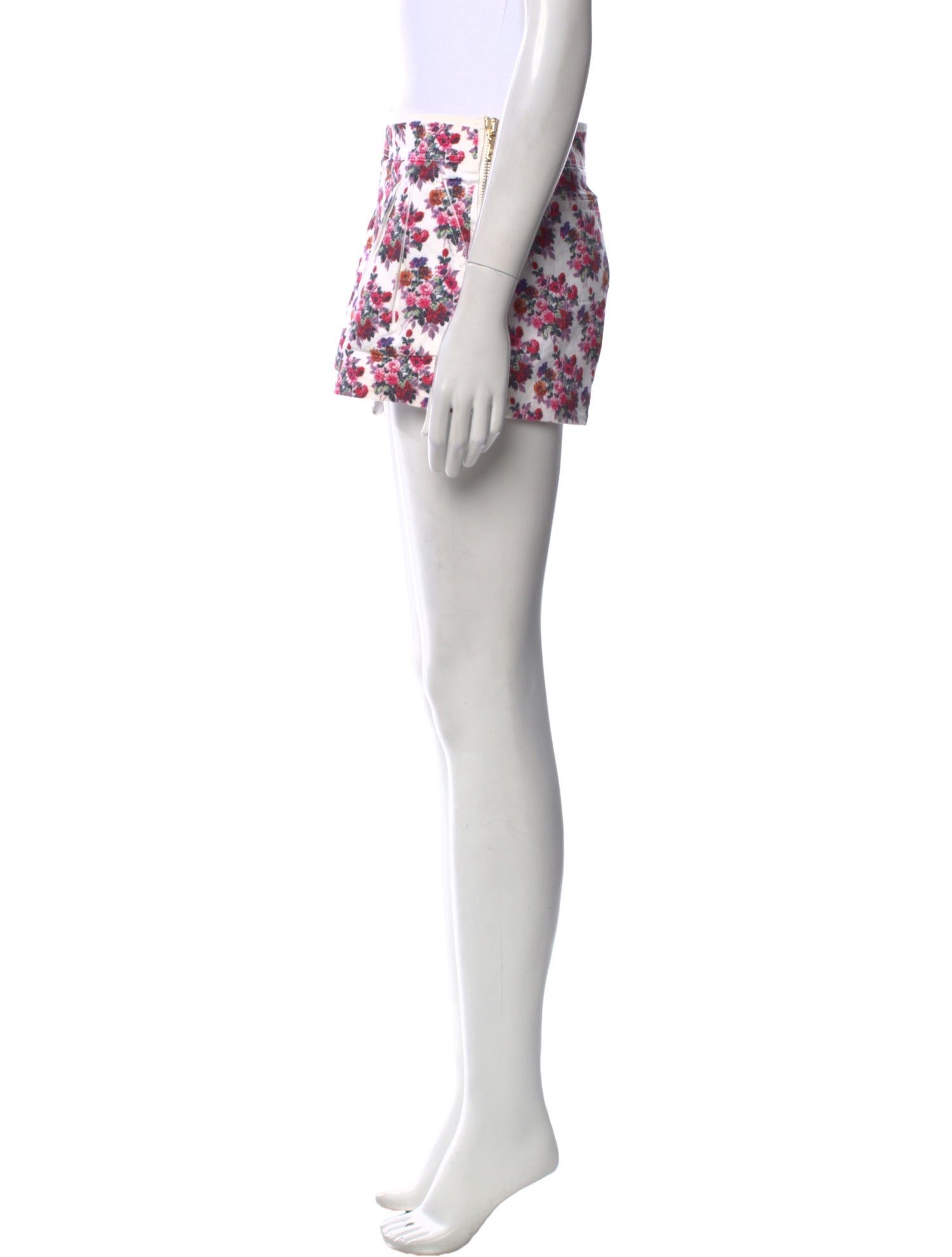 D&G Floral Print Mini Shorts