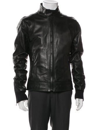 D&G Lambskin Moto Jacket