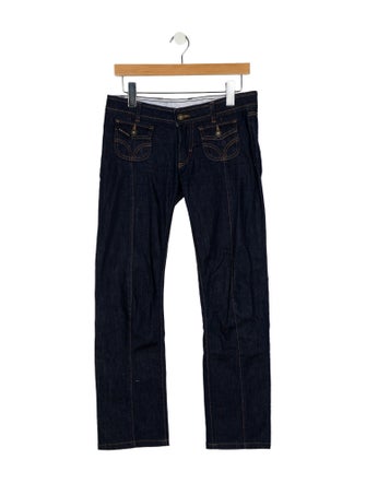 D&G Low-Rise Straight Leg Jeans