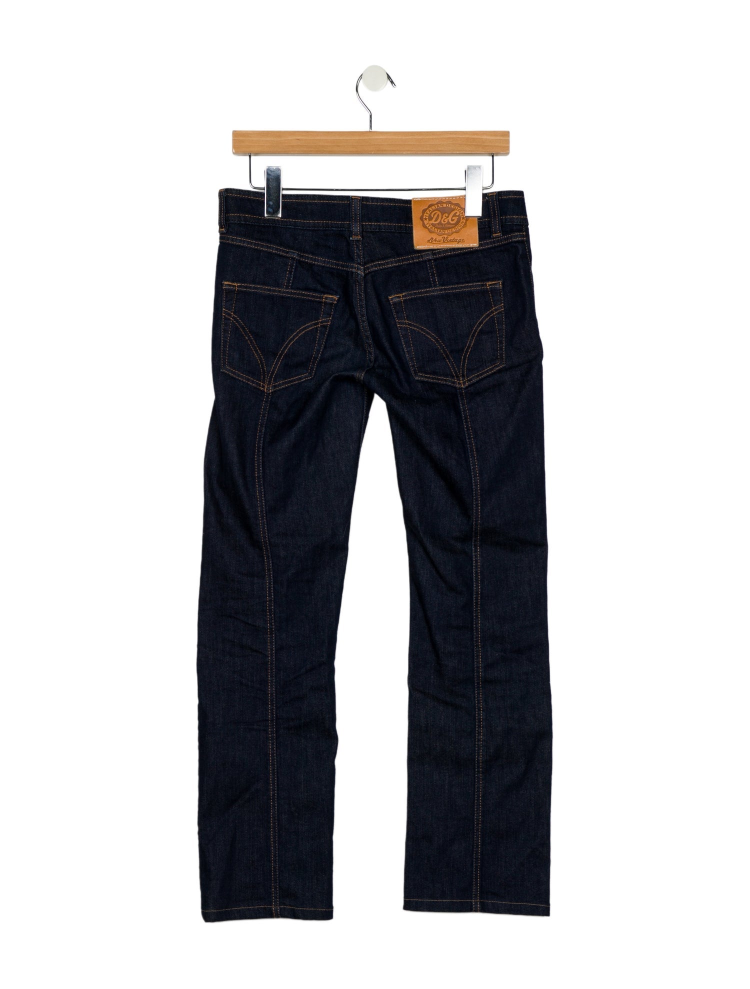 D&G Low-Rise Straight Leg Jeans