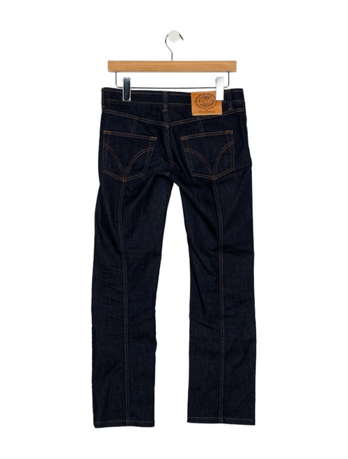 D&G Low-Rise Straight Leg Jeans