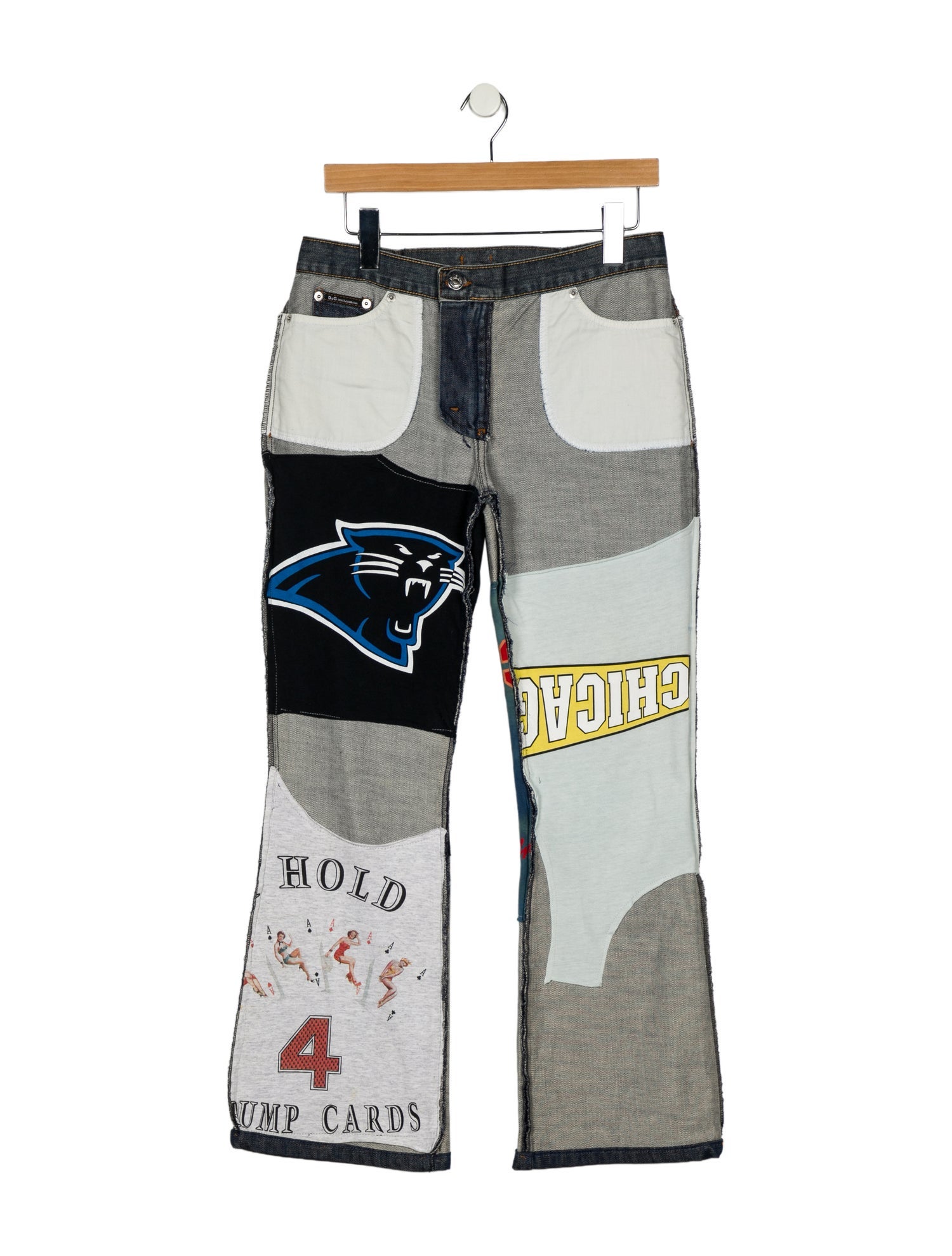 D&G Mid-Rise Wide Leg Jeans