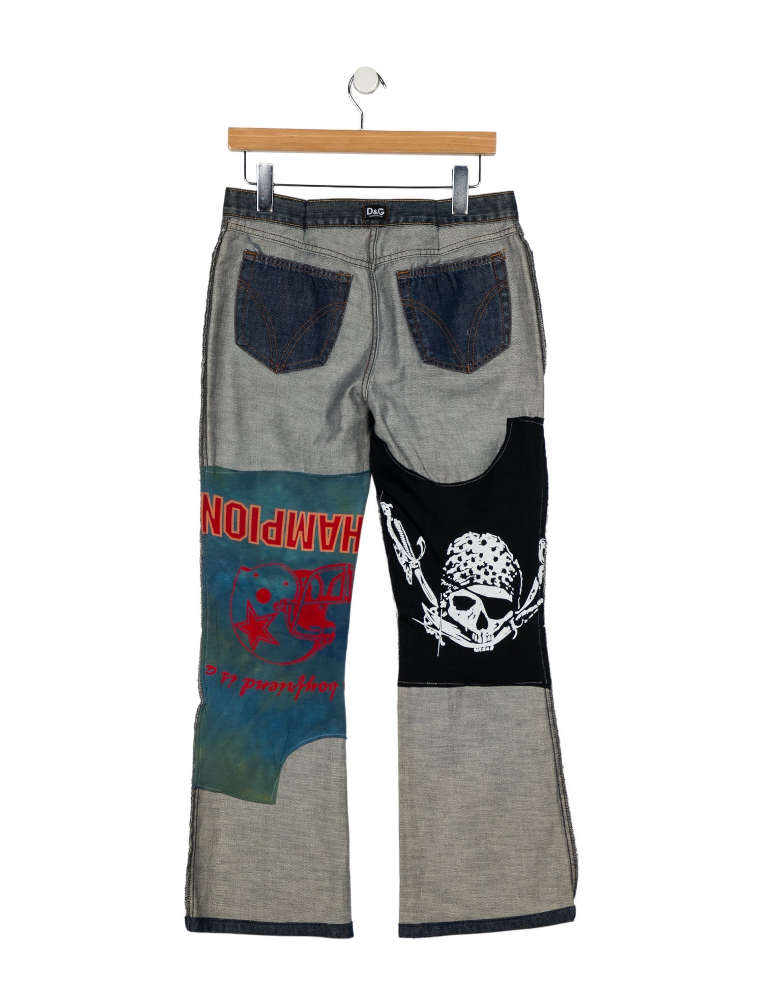 D&G Mid-Rise Wide Leg Jeans