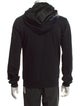 D&G Graphic Print V-Neck Hoodie