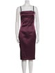 D&G Square Neckline Midi Length Dress