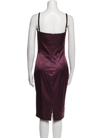 D&G Square Neckline Midi Length Dress