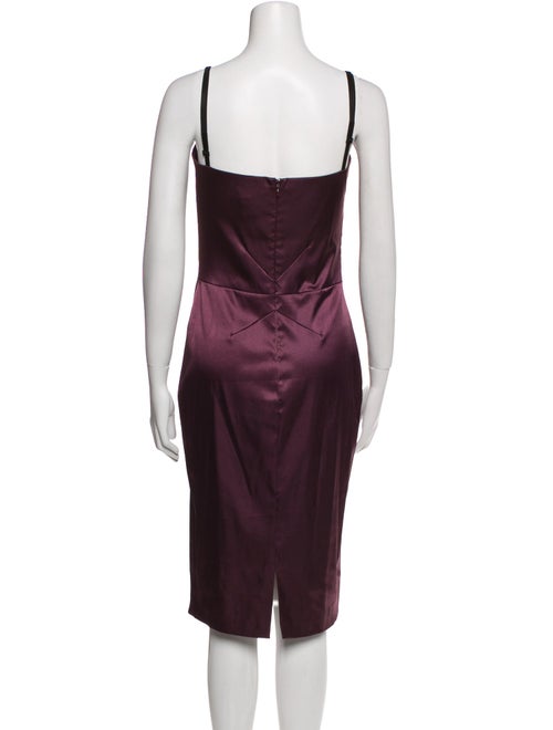 D&G Square Neckline Midi Length Dress