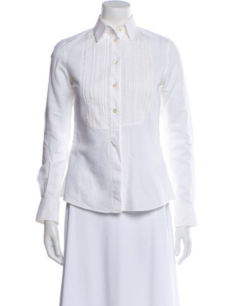 D&G Long Sleeve Button-Up Top